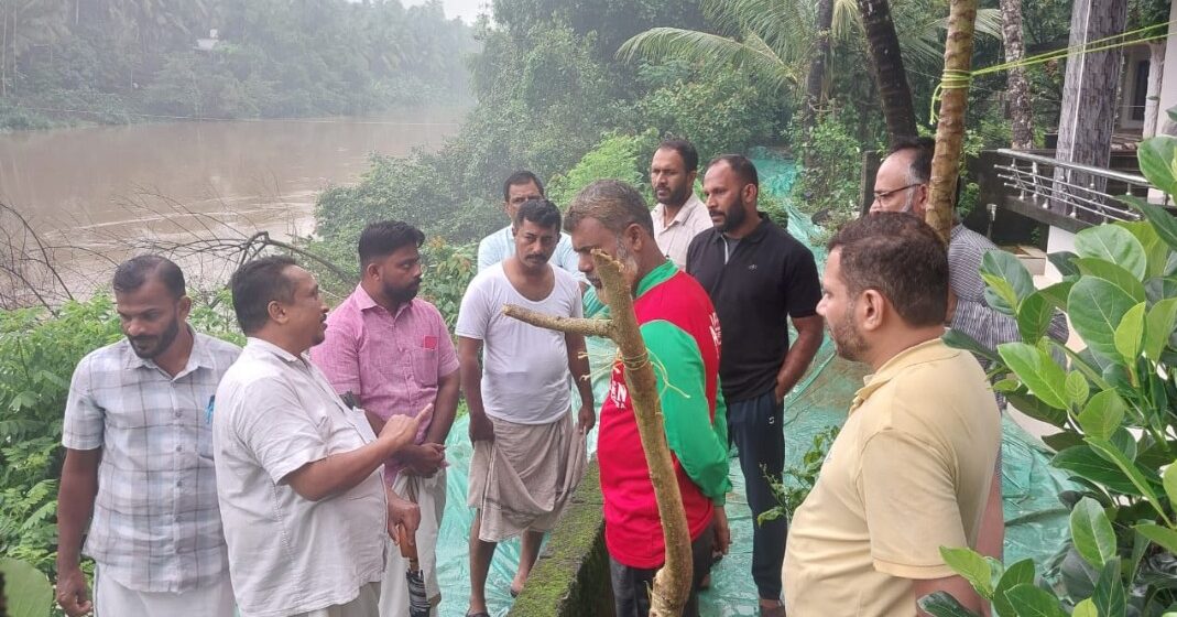 മഴക്കെടുതി പ്രദേശം എസ്.ഡി.പി ഐ സംഘം സന്ദർശിച്ചു