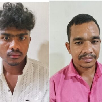 രണ്ട് കിലോ കഞ്ചാവുമായി രണ്ട് ഇതര സംസ്ഥാനത്തൊഴിലാളികൾ പിടിയിൽ