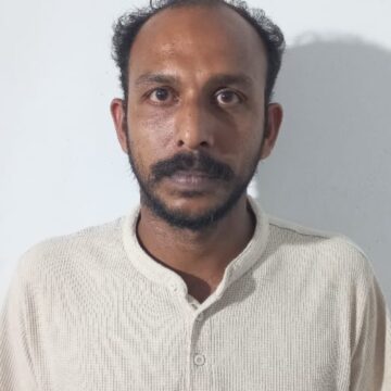 ഇൻവെർട്ടറും ബാറ്ററിയും മോഷ്ടിക്കുന്നയാൾ പിടിയിൽ.