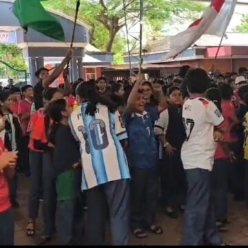 ലോകകപ്പ് ആവേശത്തിൽ എം ഇ എസ് സെൻട്രൽ സ്കൂൾ