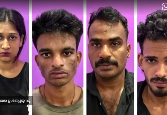 Screenshot_20260616_135427 അരീക്കോട്ട് വൻ മയക്കു മരുന്നു വേട്ട ; യുവതി നാലു പേർ അറസ്റ്റിൽ