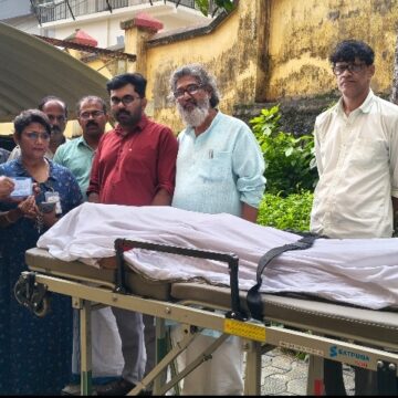 ശ്രീധരൻ്റെ ഭൗതിക ശരീരം ഇനി മനുഷ്യരാശിയുടെയാകെ നന്മയ്ക്ക്